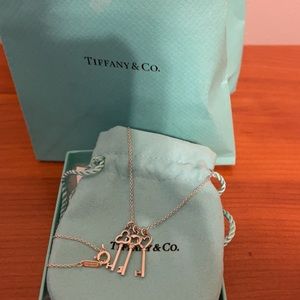 Tiffany’s Three Key Necklace sterling silver